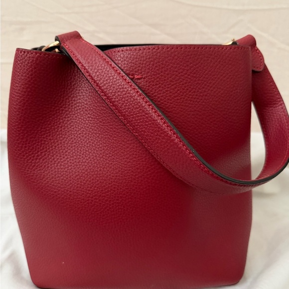 Coach Cherry Red Leather Shoulder Bag - Picture 3 of 4